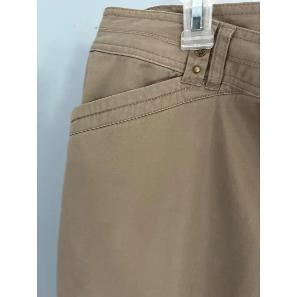 CJ Banks Secretly Slender Mid Rise Straight Leg Khaki Pants Womens 20 New